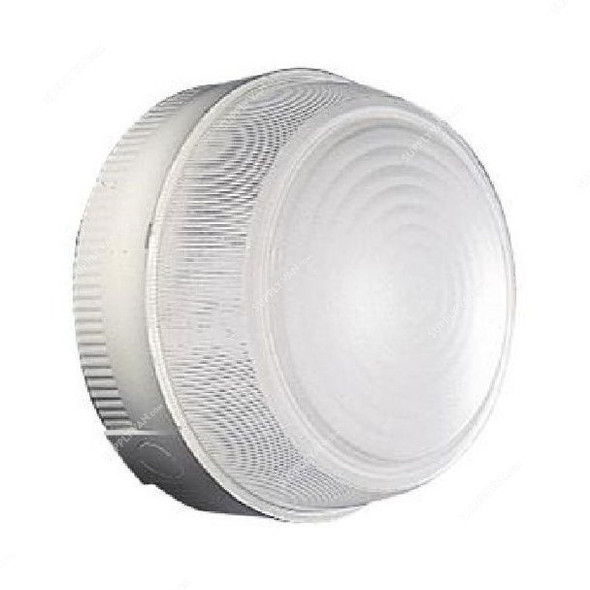 Gewiss Wall Lamp, GW80651, IP44, 60W, Light Grey