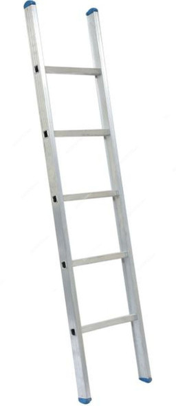 Dorfit Straight Ladder, Aluminium, 1 Side, 5 Steps, 1.8 Mtrs