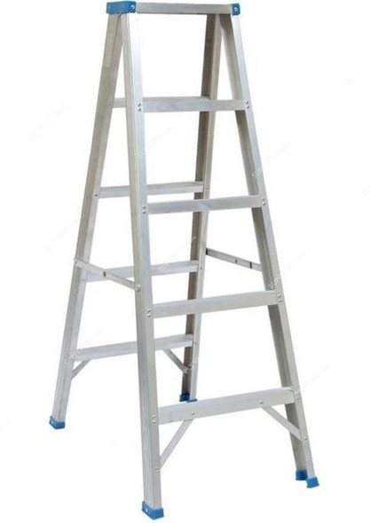 Dorfit Two Way Ladder, Aluminium, 2 Sides, 5 Steps, 1.2 Mtrs