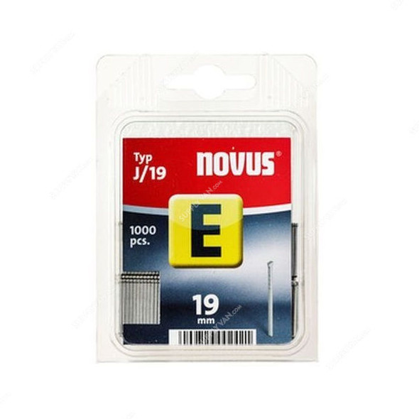 Novus Brad Nail, J-19, 044-0064, 1.2x19MM, PK1000