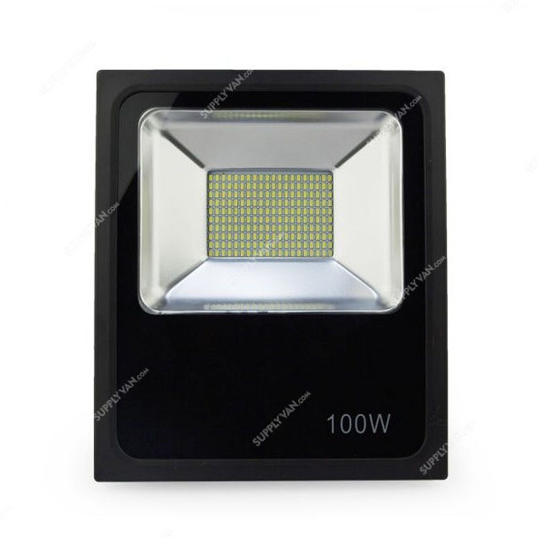 V-Tac LED Flood Light, VT-48101-SQ, SMD, 100W, 7000LM, Cool White