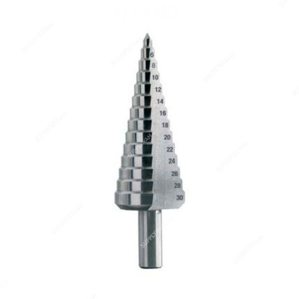 Krino Step Drill Bit, 0118304, HSS-G, 4-20MM, 9 Steps