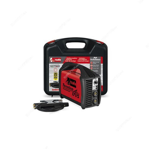Telwin Tecnica 171/S MMA/TIG Electrode Welding Machine, 816203, 1 Phase, IP23, 230V Telwin Tecnica 171/S MMA/TIG Electrode Welding Machine, 816203, 1 Phase, IP23, 230V