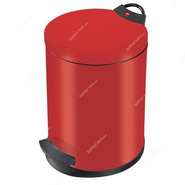 Hailo Pedal Waste Bin, Hlo-0513-839, T2 M, 11 Litres, Red