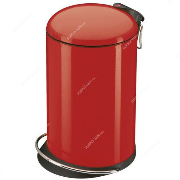 Hailo Pedal Waste Bin, Hlo-0516-530, TopDesign M, 13 Litres, Red