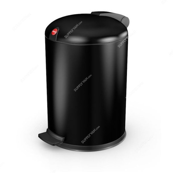 Hailo Pedal Cosmetic Bin, Hlo-0704-889, Design S, 4 Litres, Black