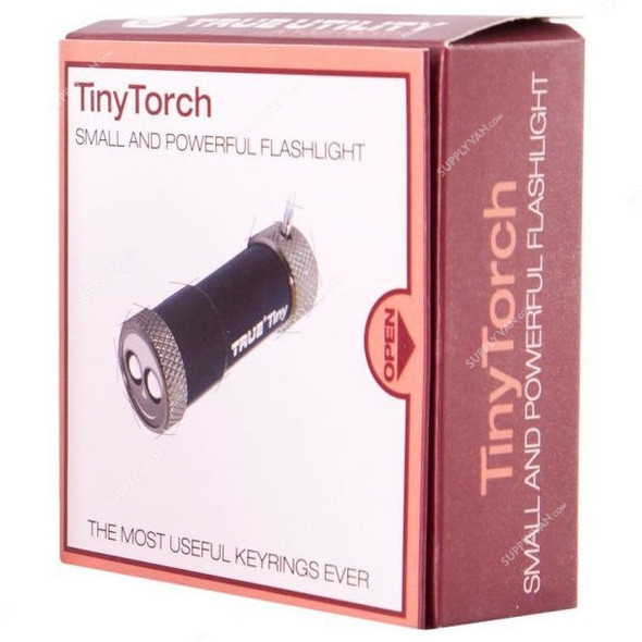 True Utility Key Ring Torch Gift Box, TU-284G, Black
