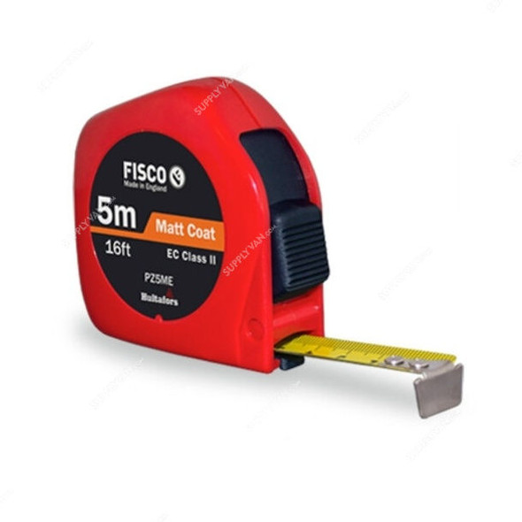 Fisco Measuring Tape, PZ5ME, PZ Series, 5 Mtrs x 19MM