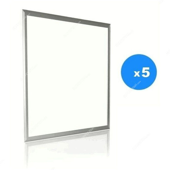 Munira LED Panel Light, PL5-40W, 60x60Cms, 40W, Cool White, PK5