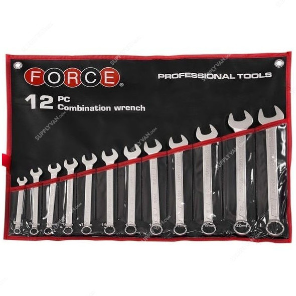 Force Combination Wrench Set, 5121, 12PCS