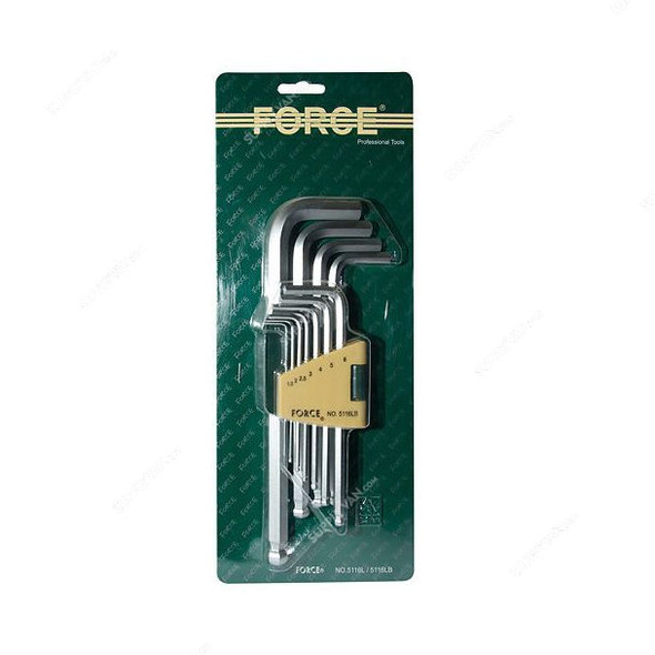 Force Hex Key Set, 5116LB, 11 Pcs/Set