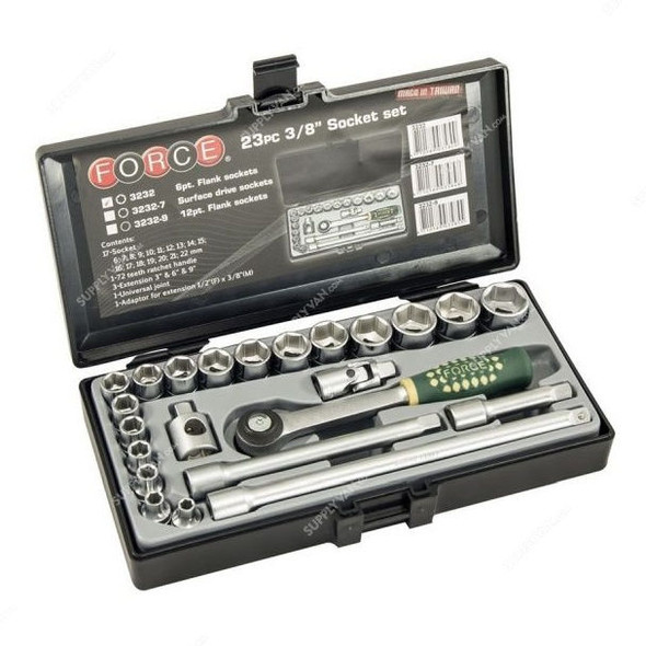 Force Socket Set, 3232, 23PCS