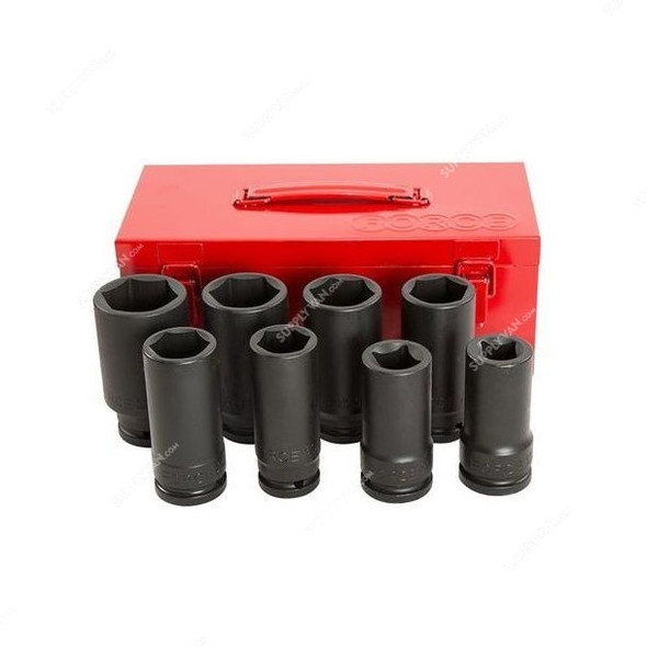 Force Impact Deep Socket Set , 6081D, 8PCS