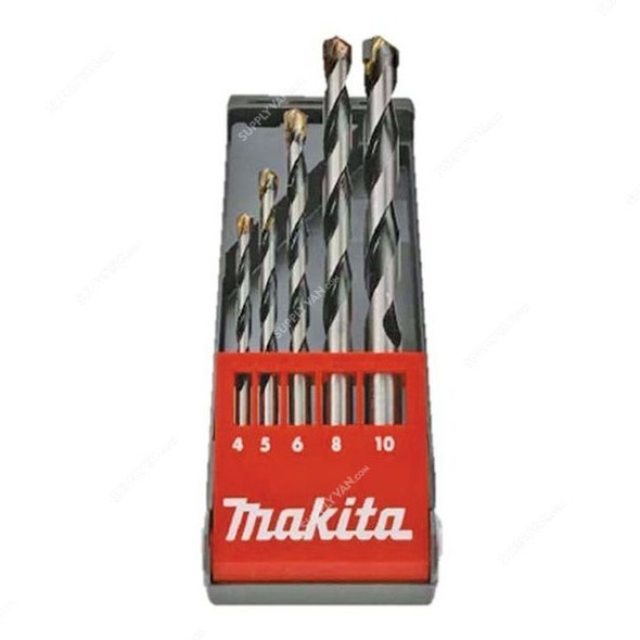 Makita Masonry Drill Bit Set, D-05175, 5PCS