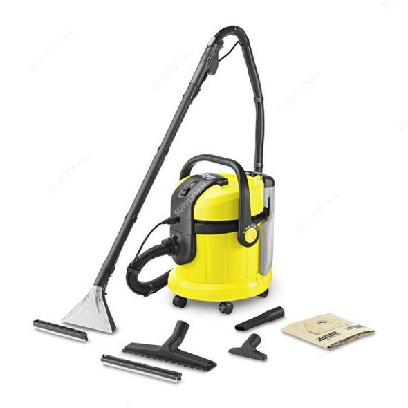 Karcher SE 4001 AE Spray Extraction Cleaner, 10811350, 210 Mbar, 1400W, Yellow/Black