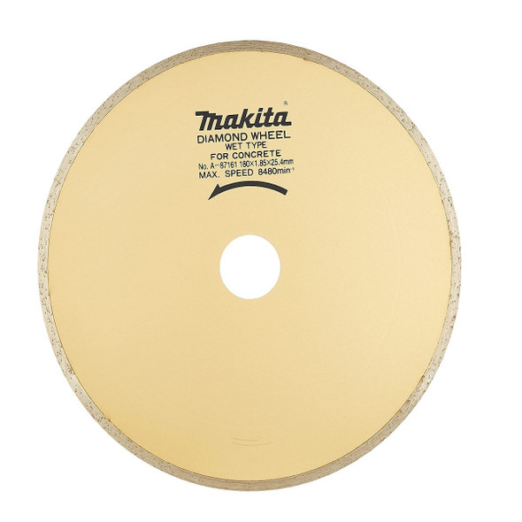 Makita Segmented Diamond Blade, A-87161, Wet, 180MM, Gold