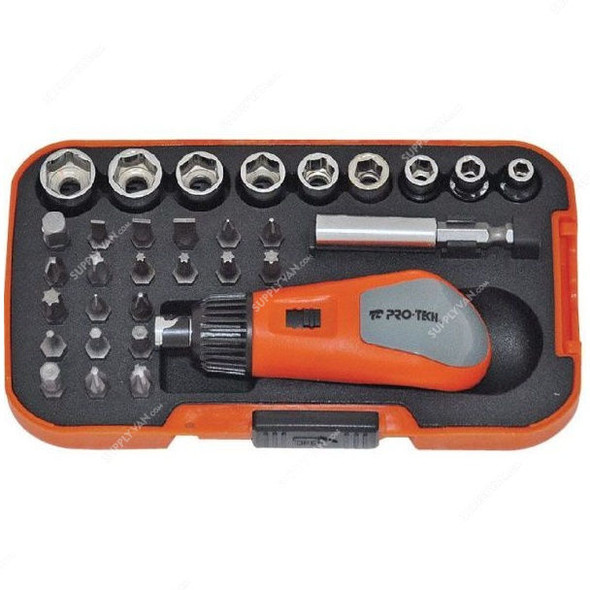 Pro-Tech Ratchet Screwdriver Set, 554132, 32PCS