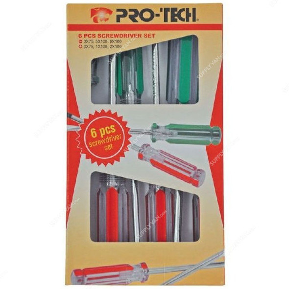 Pro-Tech Screwdriver Set, RST-6SET, 6PCS