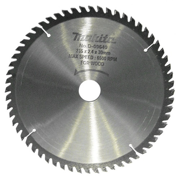 Makita Circular Saw Blade, D-09640, 235x30MM, 60 Teeth