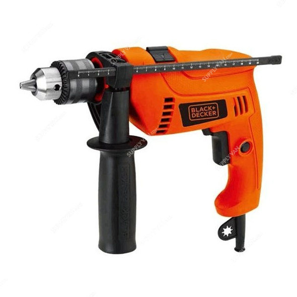 Black and Decker Variable Speed Hammer Drill, HD650K-B5, 650W, 13MM