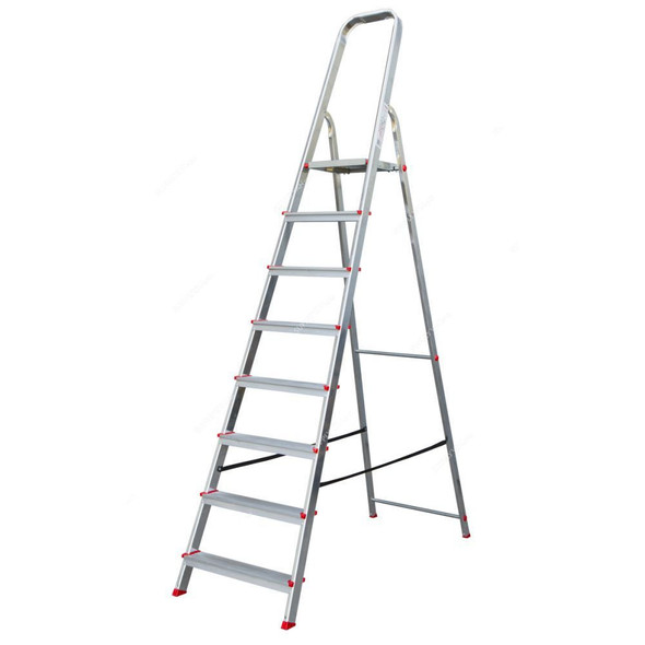 Beorol Aluminium Ladder, MERAL7, 7 Steps, 1.64 Mtrs