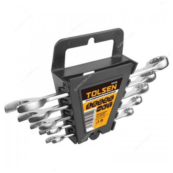 Tolsen Combination Spanner Set, 15155, 5 Pcs/Set