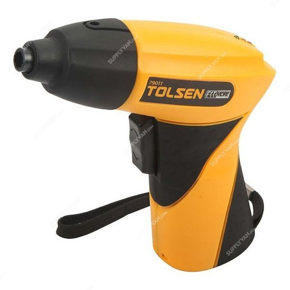 Tolsen Cordless Screwdriver, 79011, NiCd, 4.8V