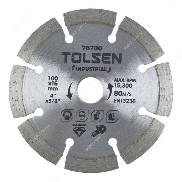 Tolsen Diamond Cutting Blade, 76702, 115MM