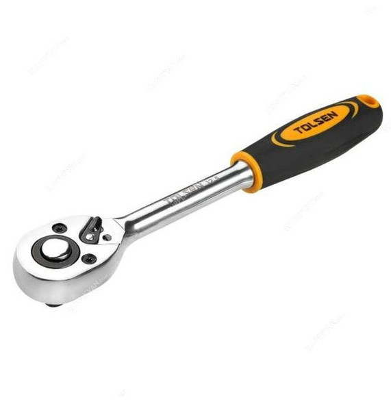 Tolsen Reversible Ratchet, 15119, 3/8 Inch Drive Size, 205MM Length