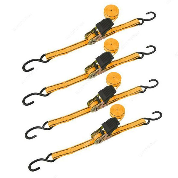 Tolsen Ratchet Tie Down Set, 62254, 4PCS