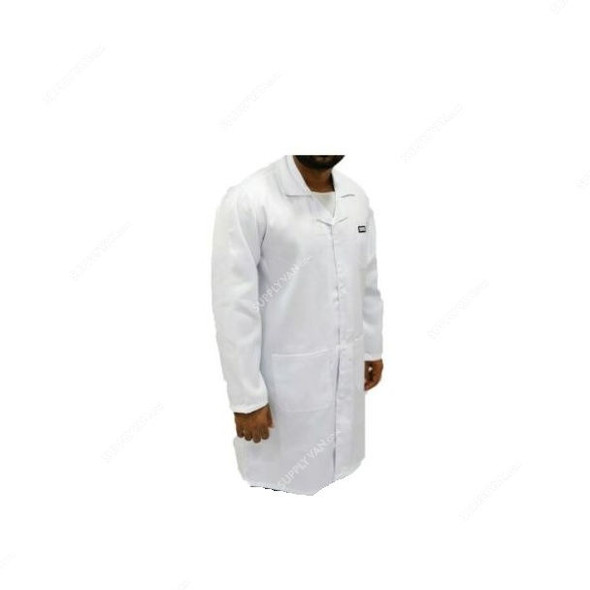 Armour Production Twill Lab Coat, White, L