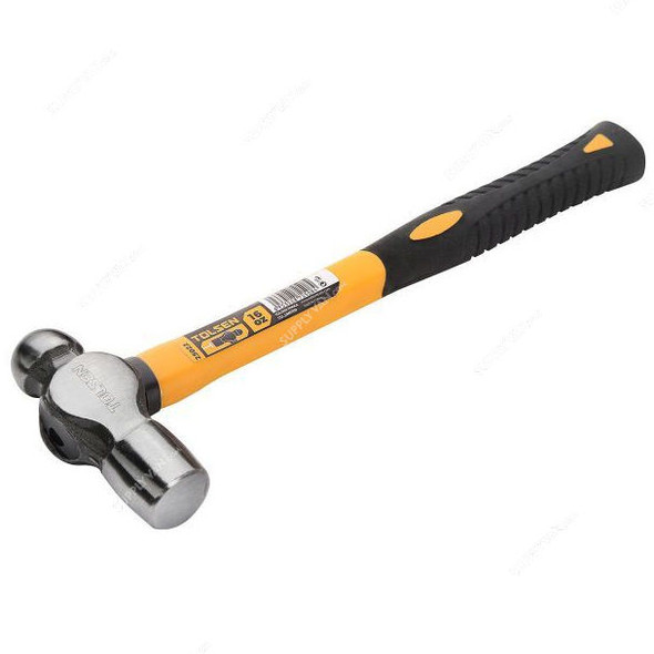 Tolsen Ball Pein Hammer With Fiberglass Handle, 25025