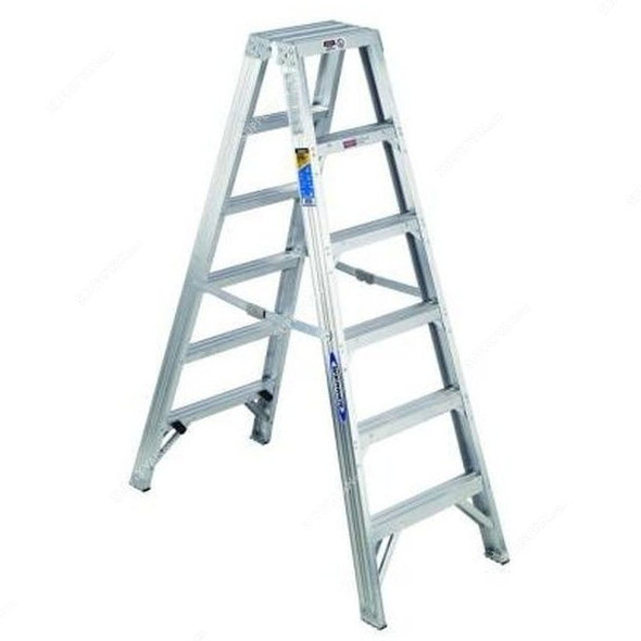 Zamil Step Ladder, DPL-5, Aluminium, 2 Sides, 5 Steps, 1.5 Mtrs, 113 Kg Weight Capacity