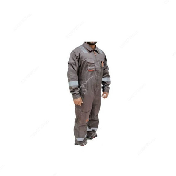 Power Safety Protective Workwear Coverall, XL, Grey