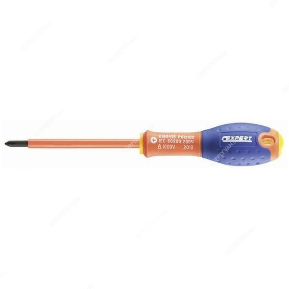 Expert Insulated Screwdriver, E165415, PH1x100MM