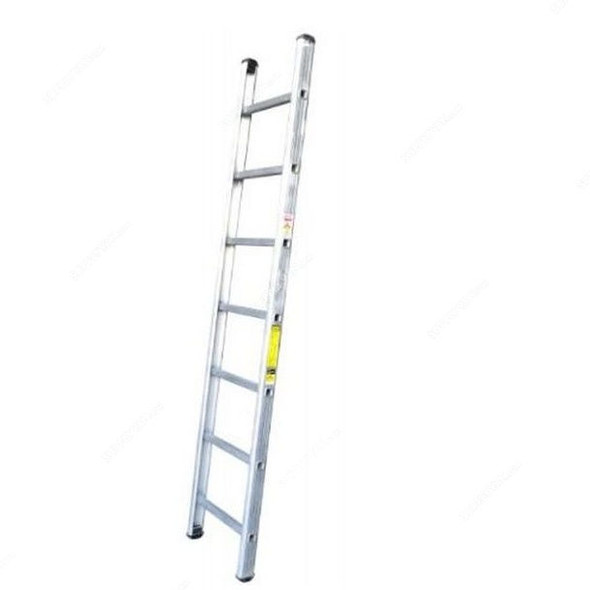 Emc Square Rung Straight Ladder, EHSQL-06, Aluminum, 1 Side, 6 Steps, 1.9 Mtrs, 113.39 Kgs