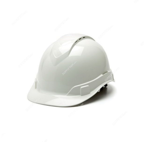 Pyramex Safety Helmet, HP44110V, Ridgeline, Cap Style, White