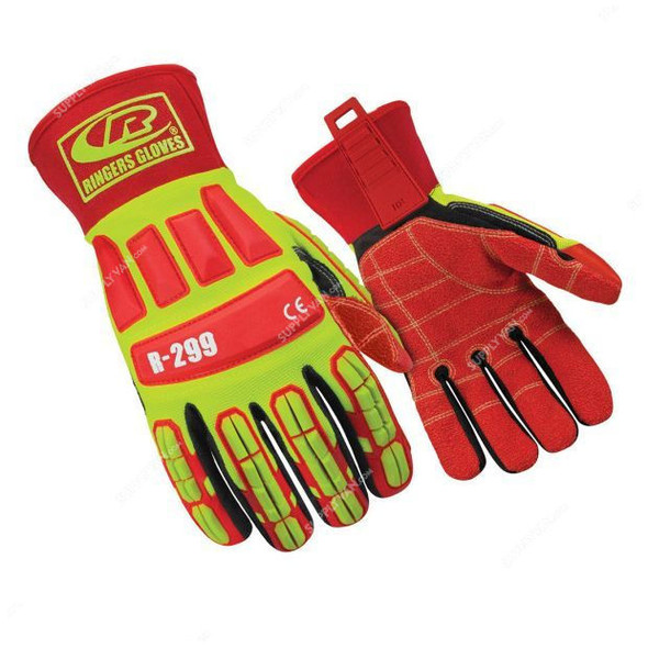 Ringers Gloves Safety Gloves, R-299, 8, Multicolor
