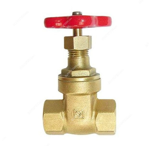 Herz Gate Valve, 1411311, DZR Brass, 15MM