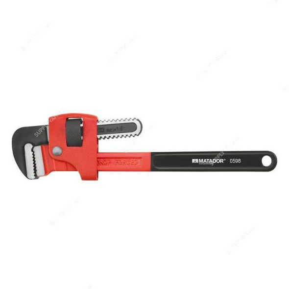 Matador Pipe Wrench, 0598-0014, 14 Inch Length