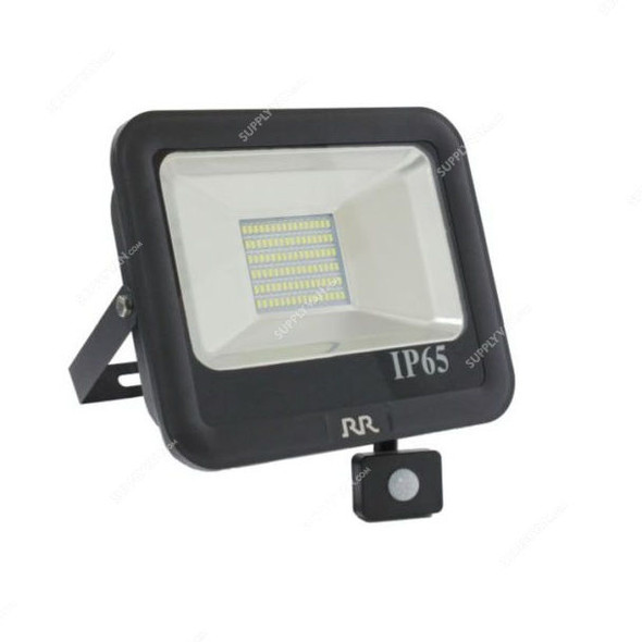 RR LED Flood Light With Sensor, RR-FL-SMD50D-SN, SMD, 50W, 6500K