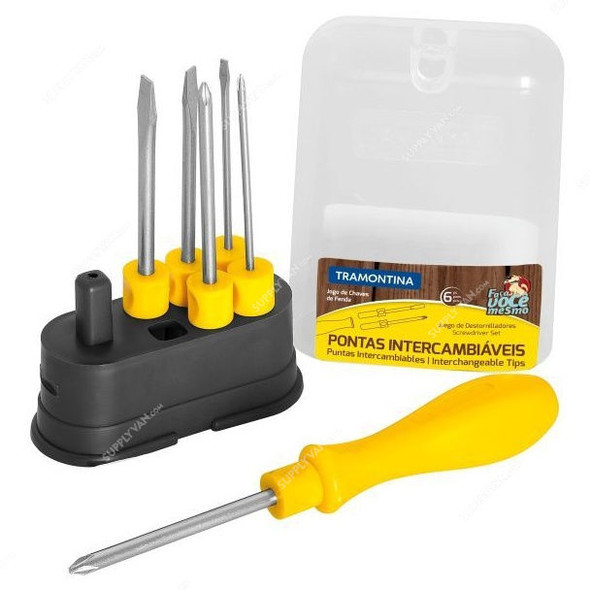 Tramontina Screwdriver Set, 41110506, 6PCS