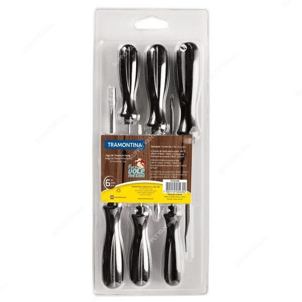 Tramontina Screwdriver Set, 41526506, 6PCS