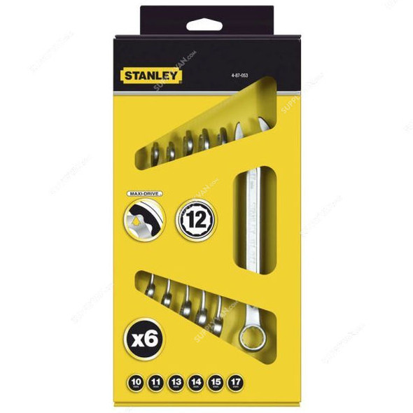 Stanley Combination Wrench Set, 4-87-054, 8 Pcs/Set Stanley Combination Wrench Set, 4-87-054, 8 Pcs/Set