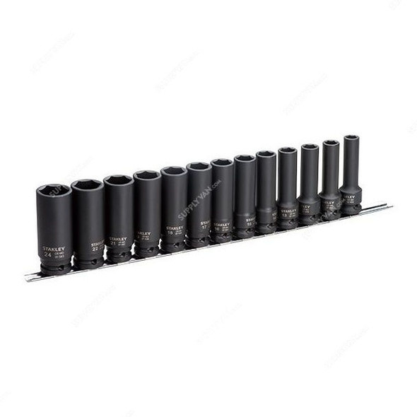 Stanley Deep Socket Set, STMT73917-8, 13PCS