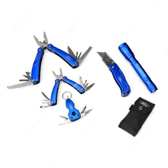 Ford Multi Tool, Knife And Led Light Set, FHT0121, 5PCS