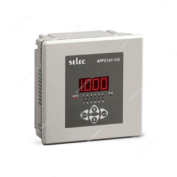 Selec Power Factor Controller, APFC147-108-90-550V, 90-550VAC