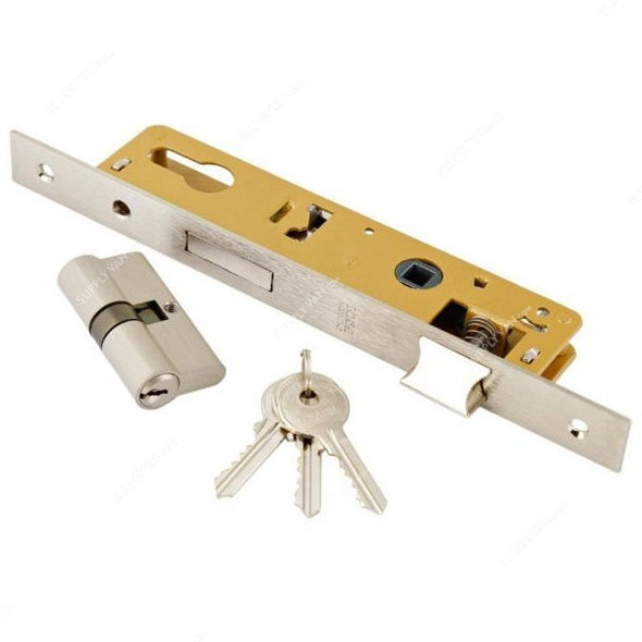 Icsa Single Turn Door Lock Latch, Steel