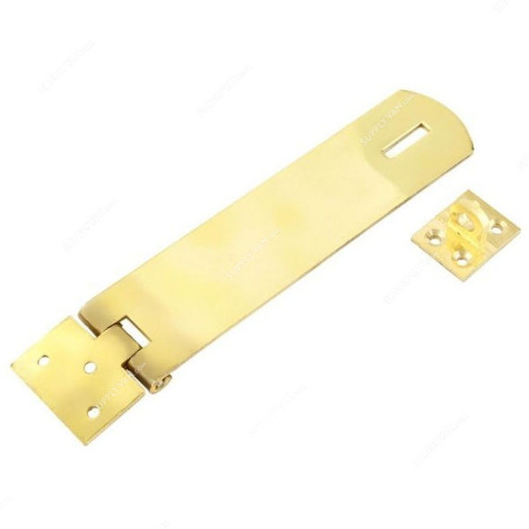 Robustline Hasp And Staple, 15x3.5CM, Brass