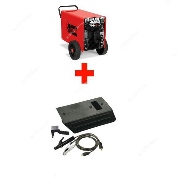 Telwin Eurarc 422 MMA Welding Machine With Welding Kit, 817017+801081, IP22, 230-400V Telwin Eurarc 422 MMA Welding Machine With Welding Kit, 817017+801081, IP22, 230-400V